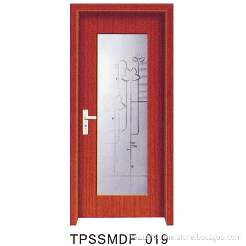 PVC Door with Frosted Glass (TPSSMDF-019)